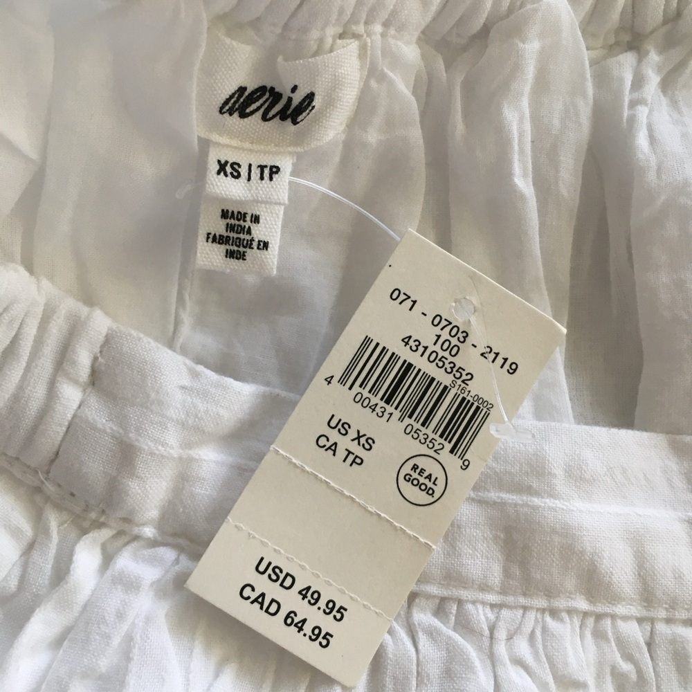 NWT Aerie White Mini Skirt NWT - Picture 7 of 13